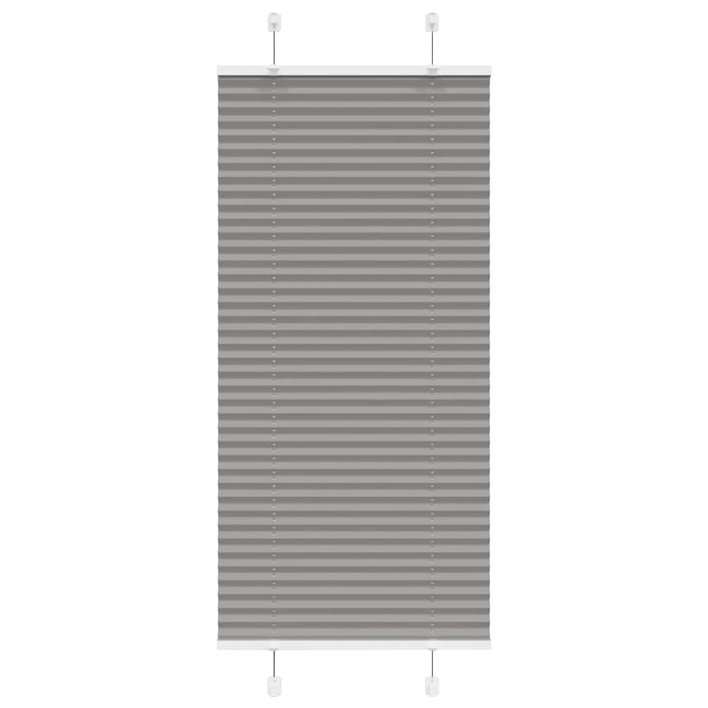 Plisirana roleta antracit 55x100 cm širina tkanine 54,4 cm