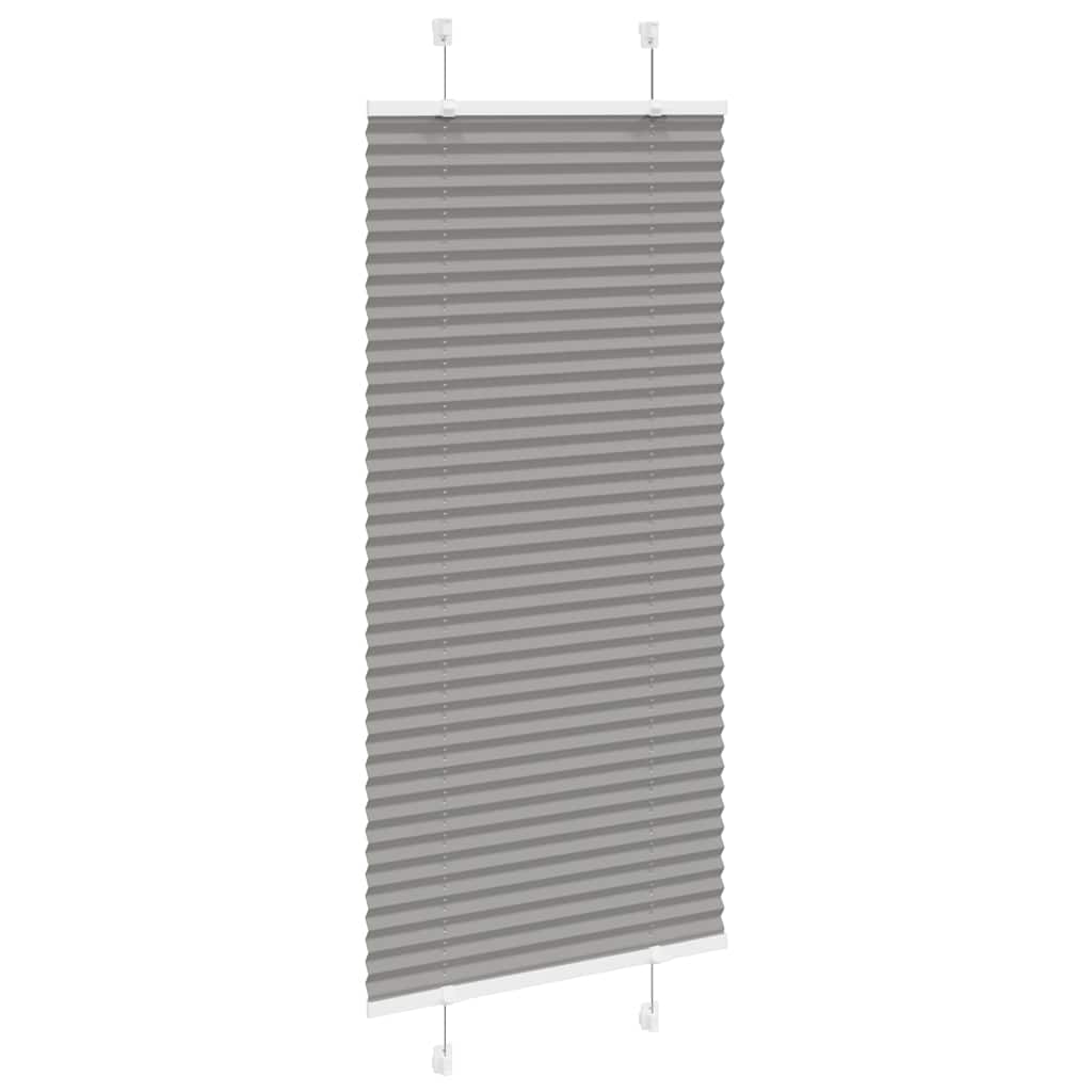 Plisirana roleta antracit 55x100 cm širina tkanine 54,4 cm