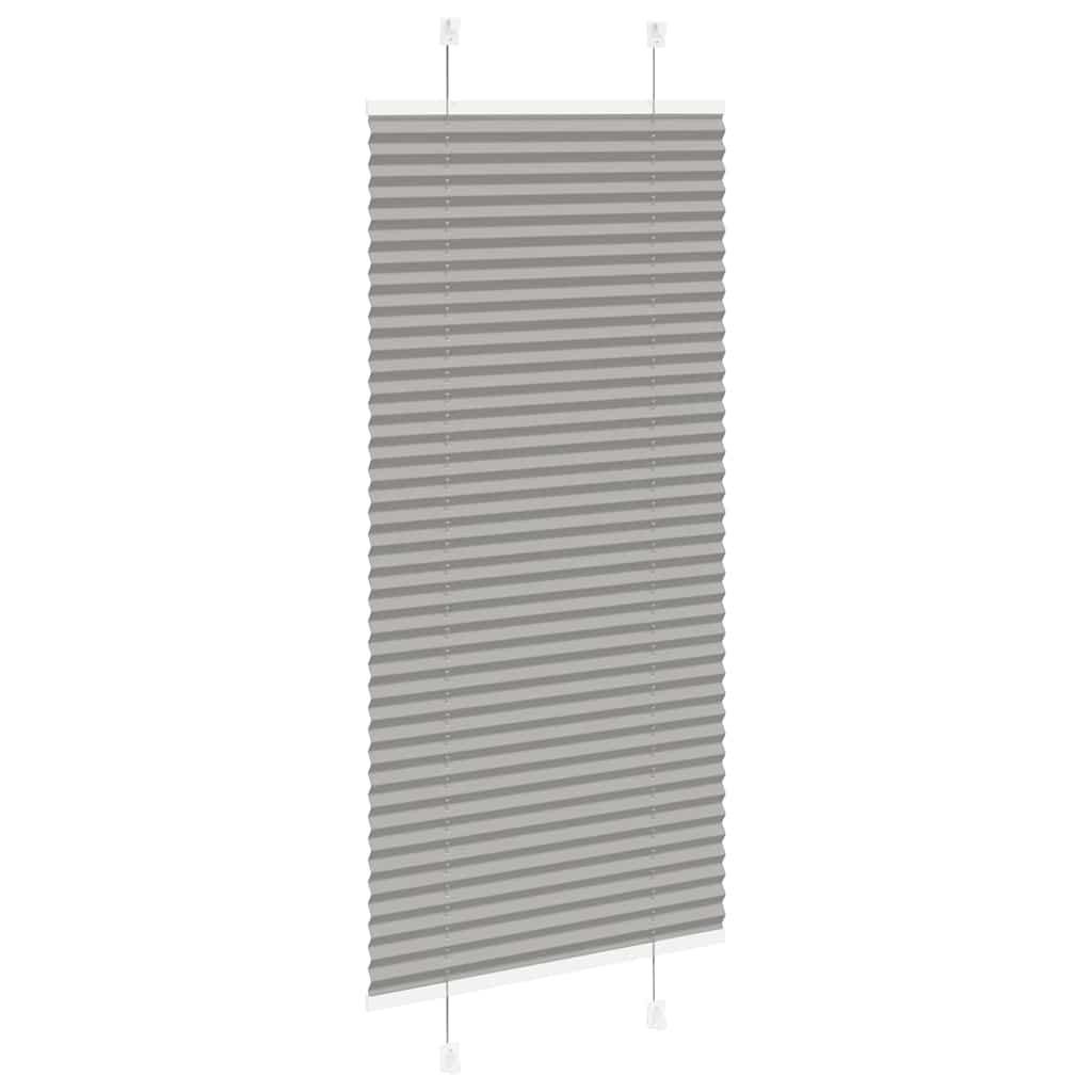 Plisirana roleta antracit 55x100 cm širina tkanine 54,4 cm