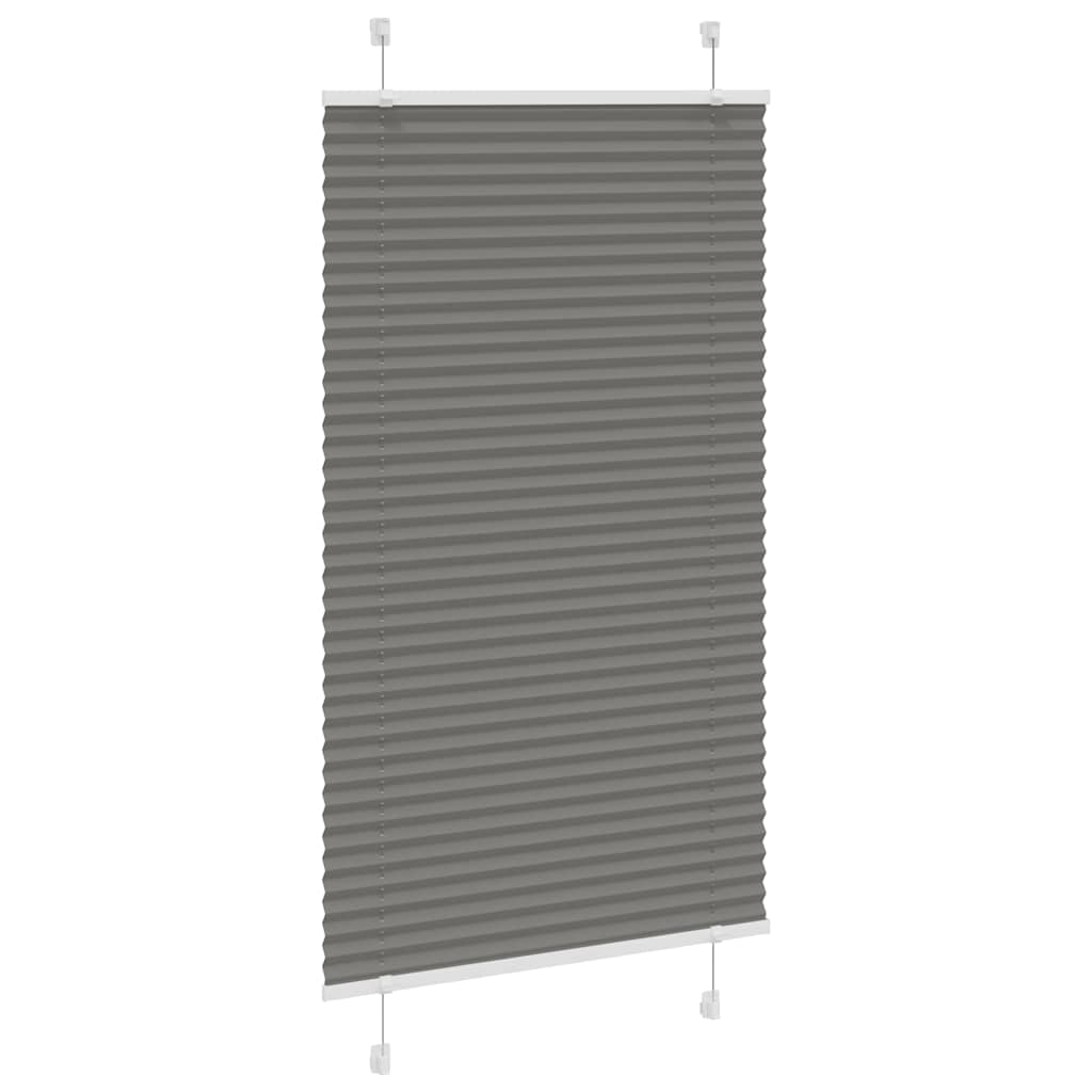 Plisirana roleta antracit 70x150 cm širina tkanine 69,4 cm