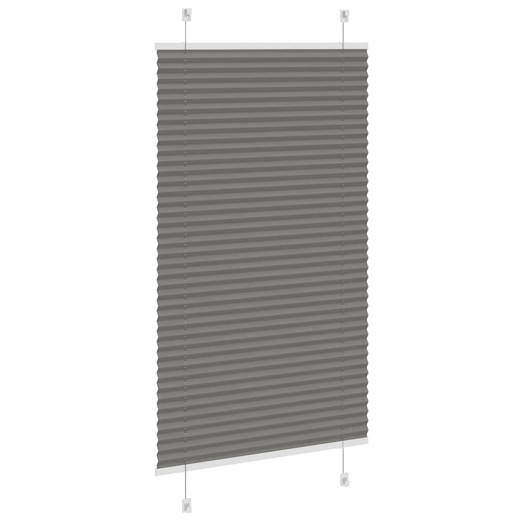 Plisirana roleta antracit 70x150 cm širina tkanine 69,4 cm