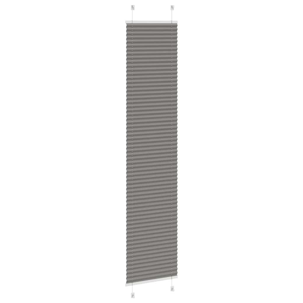 Plisirana roleta antracit 50x200 cm širina tkanine 49,4 cm