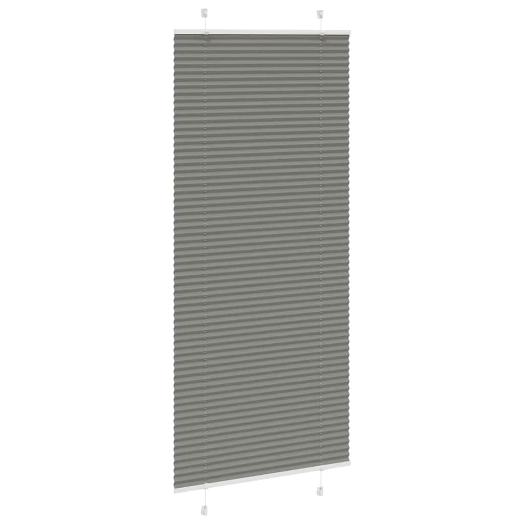 Plisirana roleta antracit 100x200 cm širina tkanine 99,4 cm