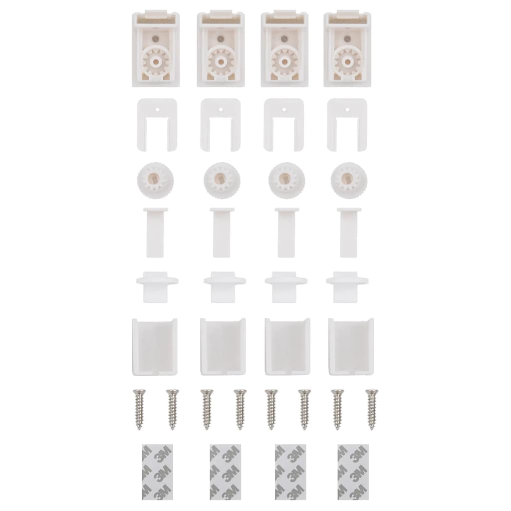 Plisirana roleta crna 40x100 cm širina tkanine 39,4 cm
