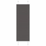 Plisirana roleta crna 50x100 cm širina tkanine 49,4 cm