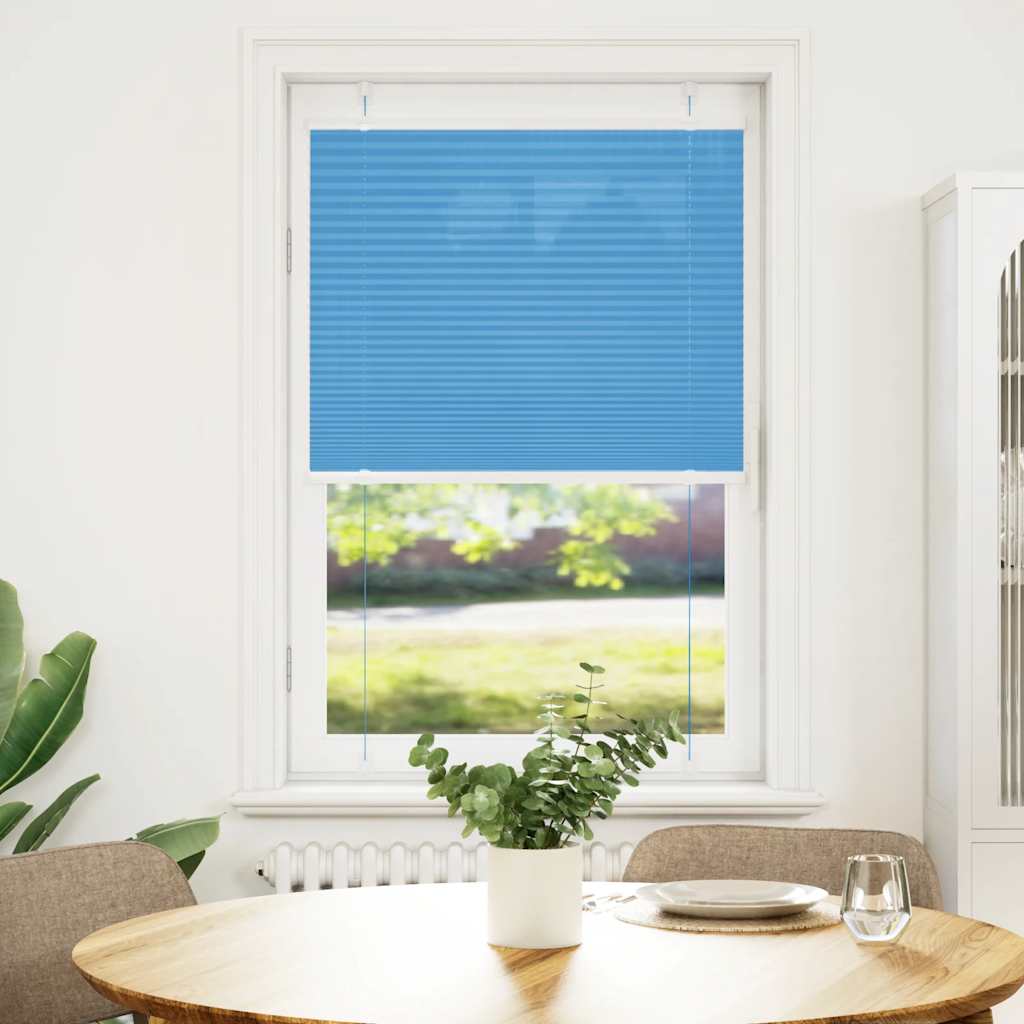 Plisirana zavjesa Plava 70x150 cm Širina tkanine 69,4 cm Poliester