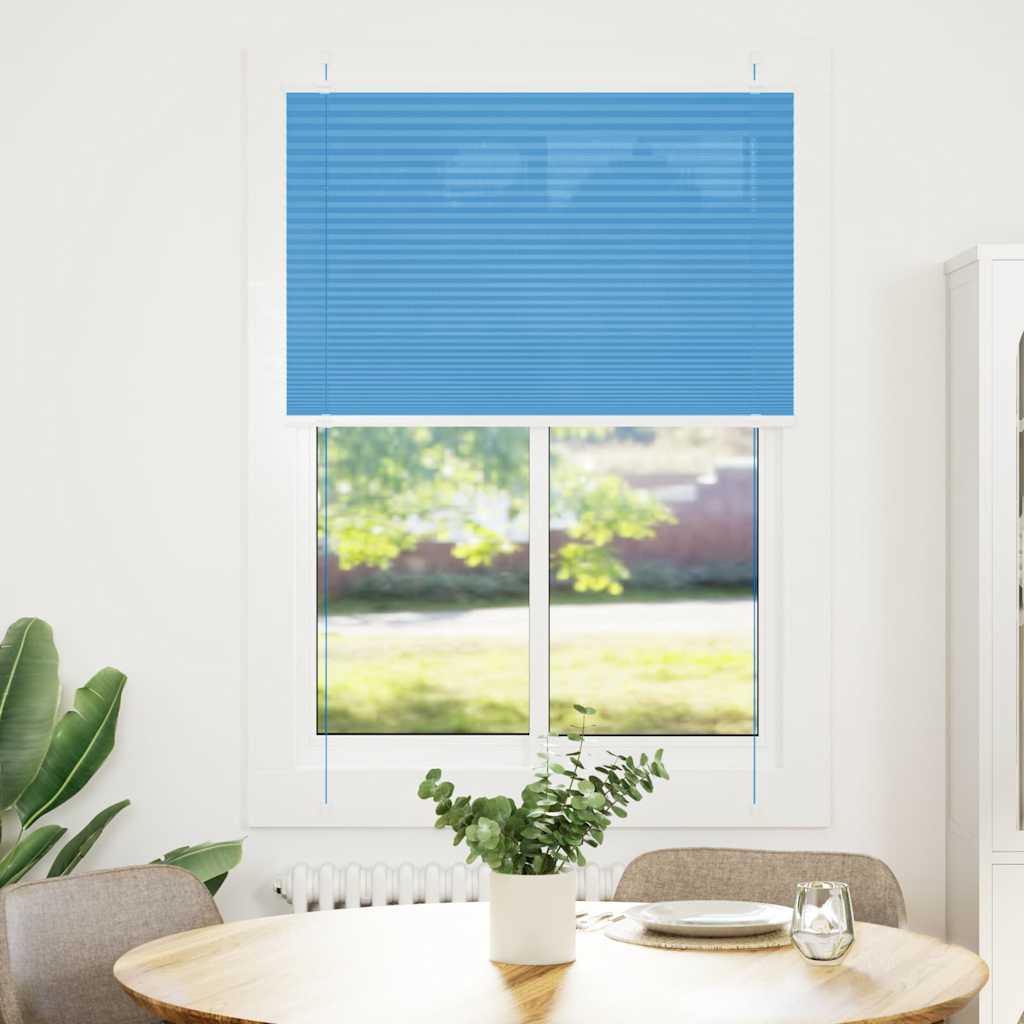 Plisirana roleta plava 100x150 cm širina tkanine 99,4 cm