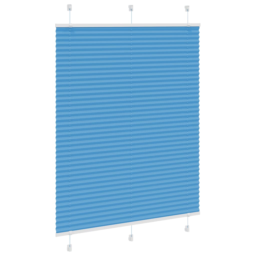 Plisirana zavjesa Plava 110x150 cm Širina tkanine 109,4 cm Poliester