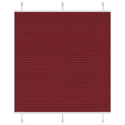 Plisirana roleta Bordeaux crvena 120x100 cm Širina tkanine
