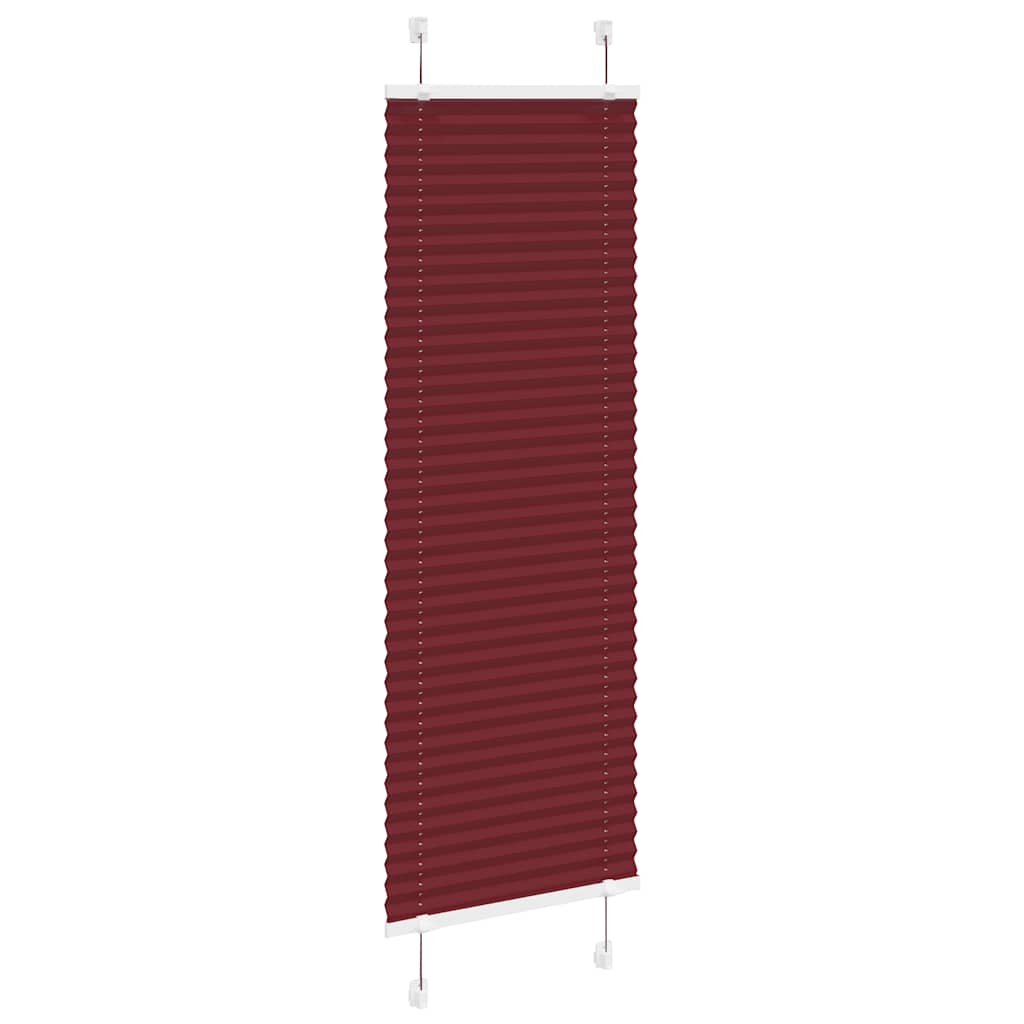 Plisirana roleta Bordeaux crvena 40x150 cm širina tkanine