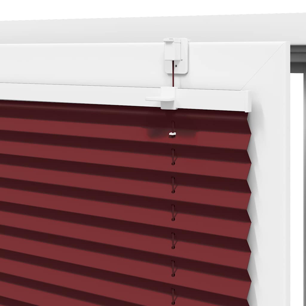 Plisirana roleta Bordeaux crvena 40x150 cm širina tkanine