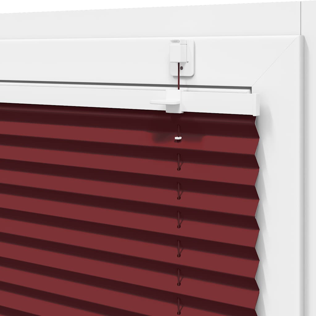 Plisirana roleta Bordeaux crvena 40x150 cm širina tkanine