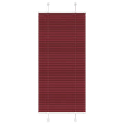 Plisirana zavjesa bordo crvena 55x150 cm Širina tkanine 54,4 cm Poliester