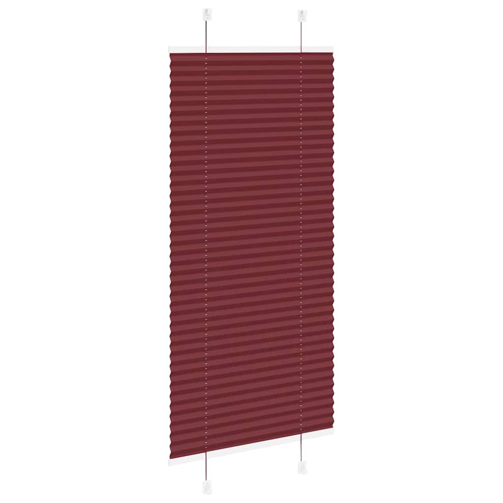 Plisirana roleta Bordeaux crvena 60x150 cm Širina tkanine