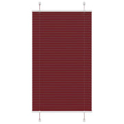 Plisirana roleta Bordeaux crvena 70x150 cm Širina tkanine