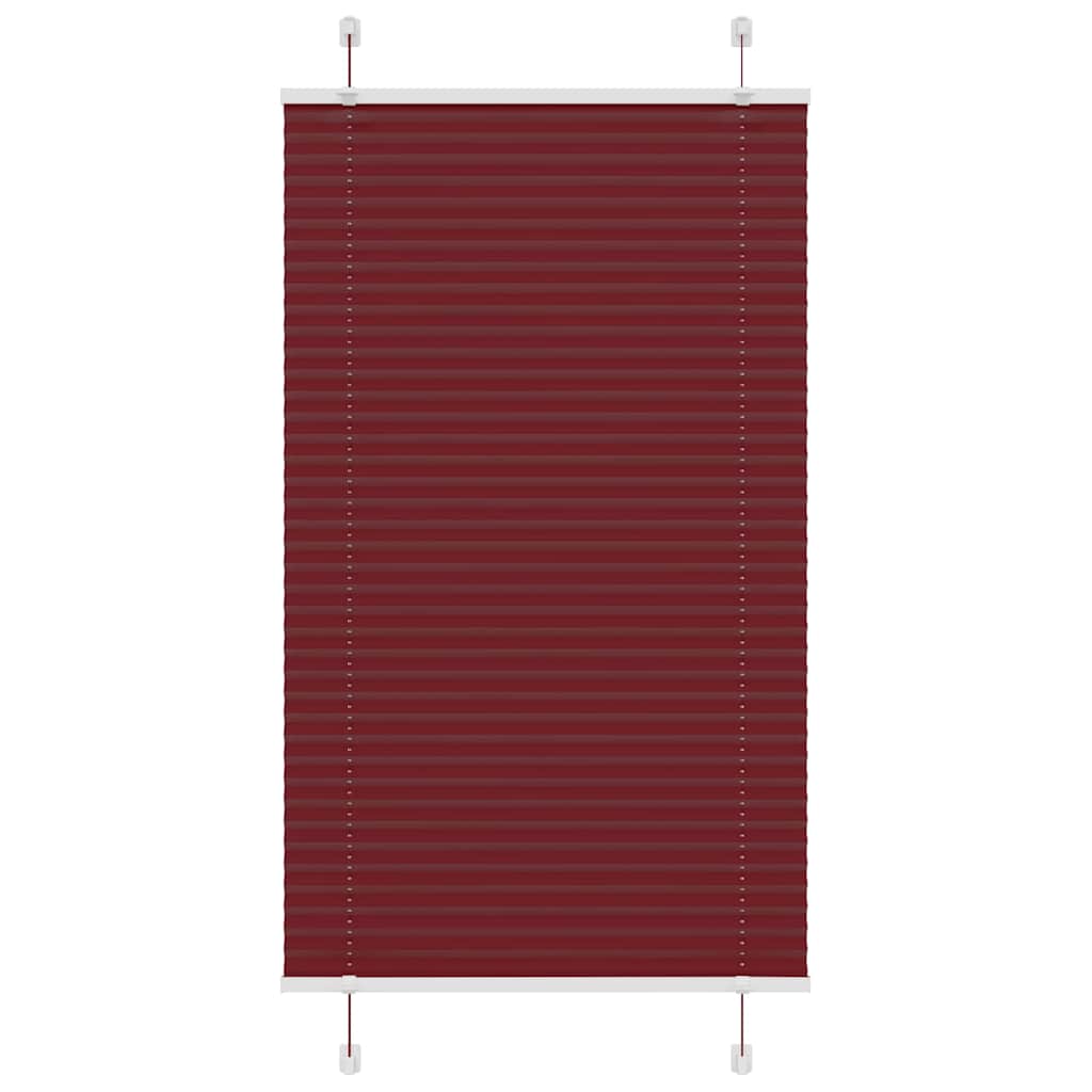 Plisirana roleta Bordeaux crvena 70x150 cm Širina tkanine