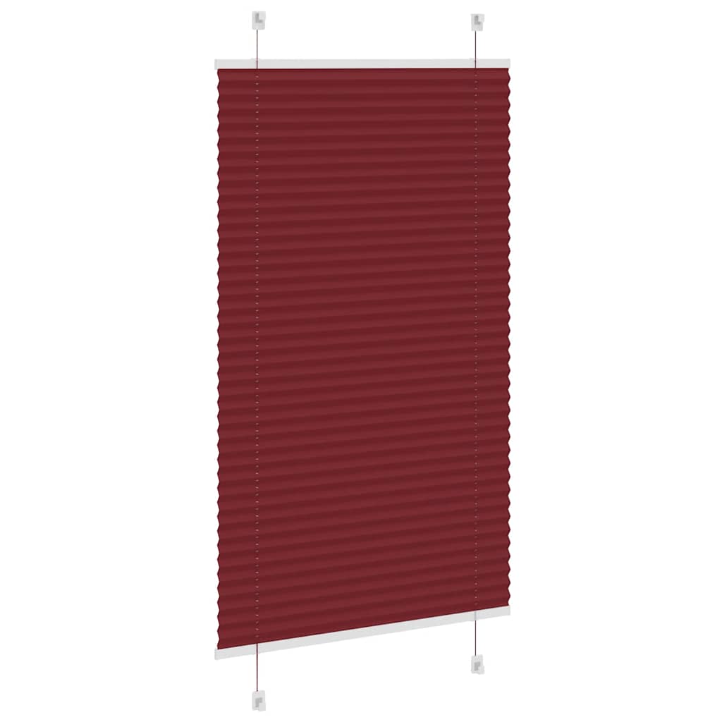 Plisirana roleta Bordeaux crvena 70x150 cm Širina tkanine