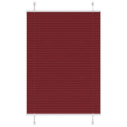 Plisirana roleta Bordeaux crvena 85x150 cm Širina tkanine