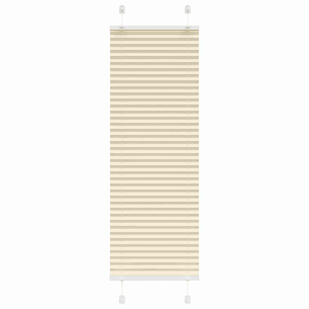 Plisirana roleta krem 45x100 cm širina tkanine 44,4 cm