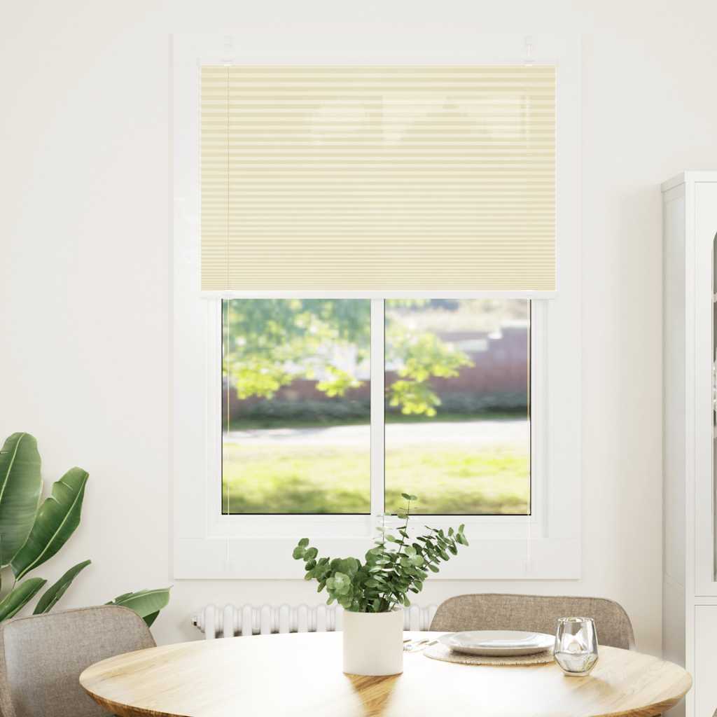 Plisirana roleta krem 90x100 cm širina tkanine 89,4 cm