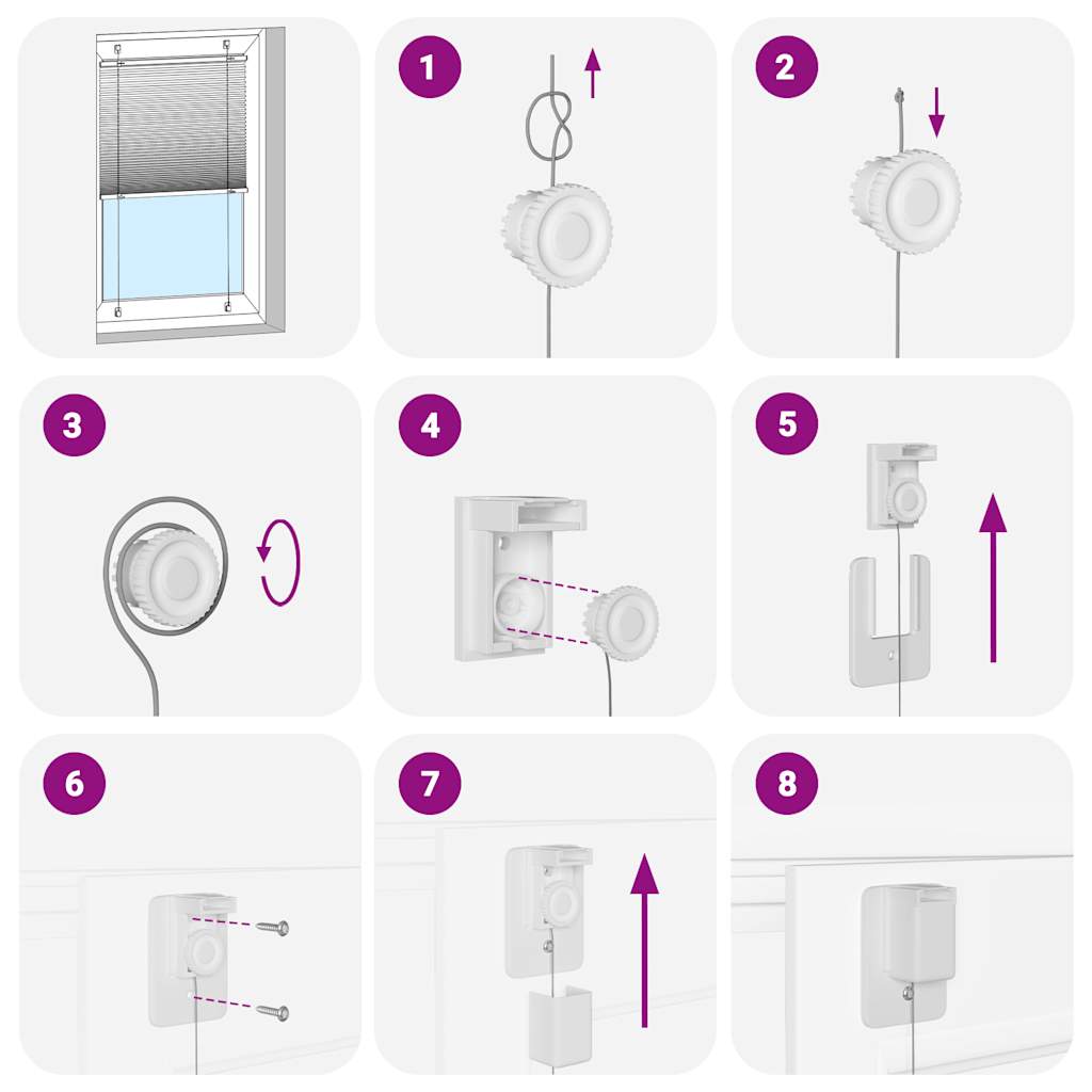 Plisirana roleta krem 100x100 cm širina tkanine 99,4 cm