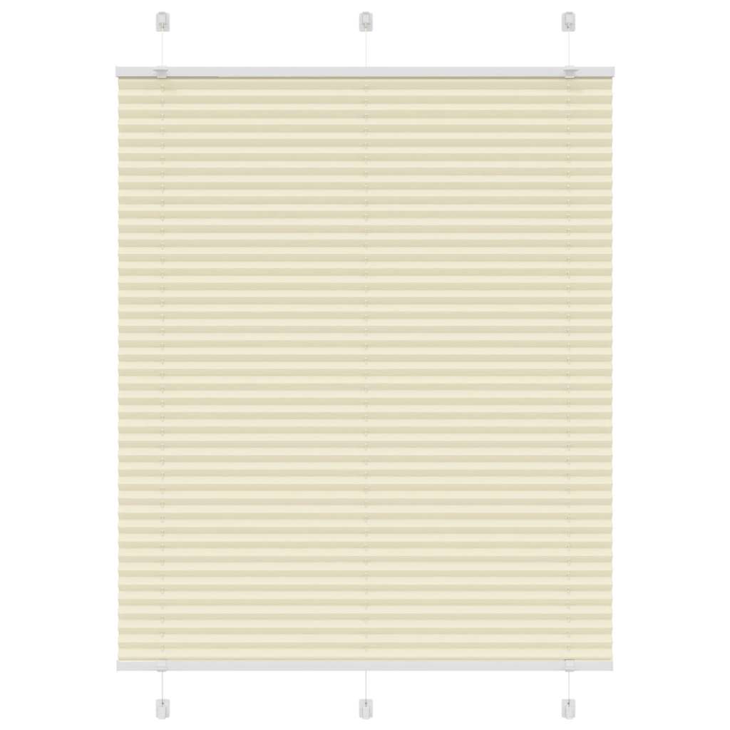 Plisirana roleta krem 105x100 cm širina tkanine 104,4 cm