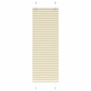 Plisirana roleta krem 40x150 cm širina tkanine 39,4 cm