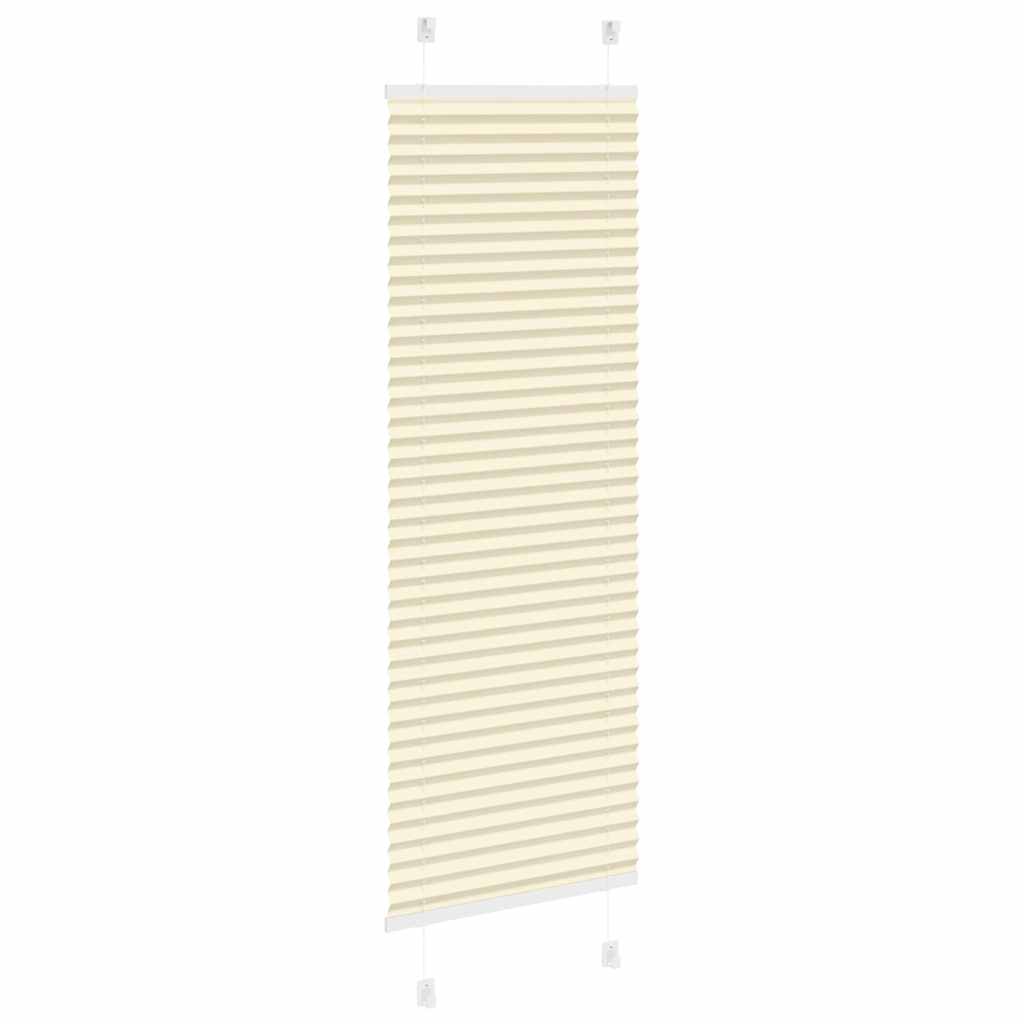 Plisirana roleta krem 40x150 cm širina tkanine 39,4 cm