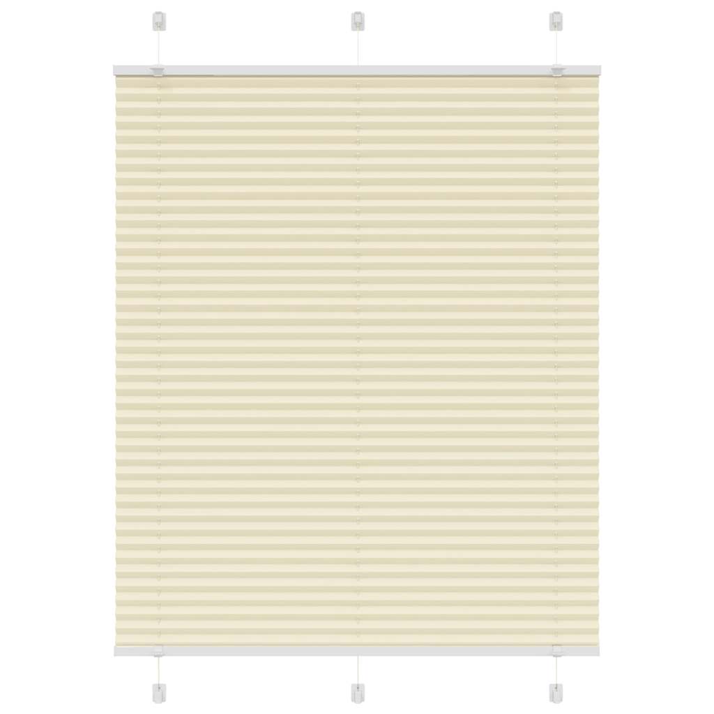 Plisirana roleta krem 105x150 cm širina tkanine 104,4 cm