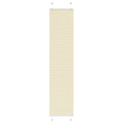 Plisirana zavjesa krem boje 45x200 cm Širina tkanine 44,4 cm Poliester