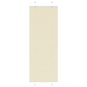 Plisirana zavjesa krem boje 70x200 cm Širina tkanine 69,4 cm Poliester