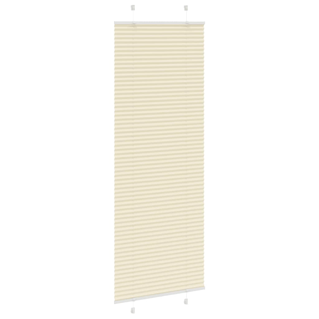Plisirana zavjesa krem boje 70x200 cm Širina tkanine 69,4 cm Poliester