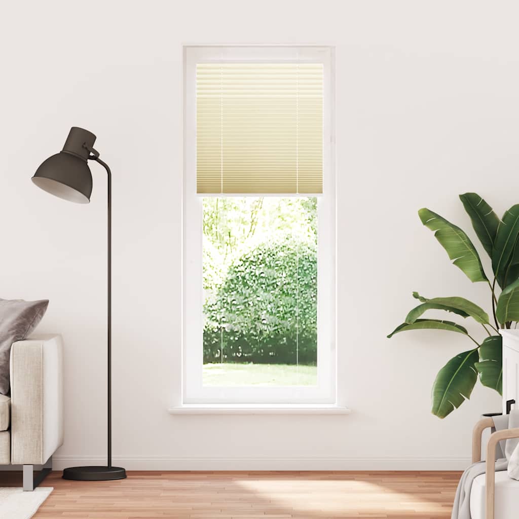 Plisirana roleta krem 80x200 cm širina tkanine 79,4 cm