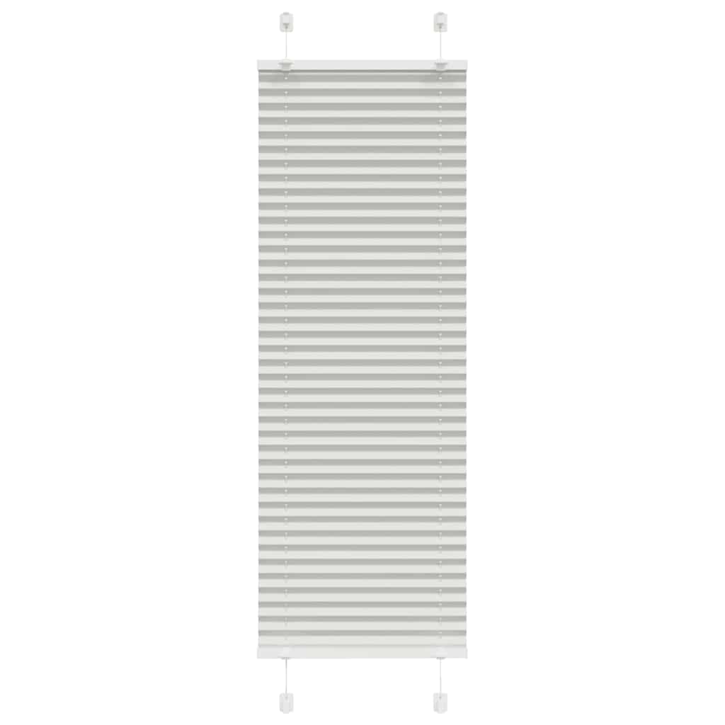 Plisirana roleta svijetlosiva 40x100 cm širina tkanine