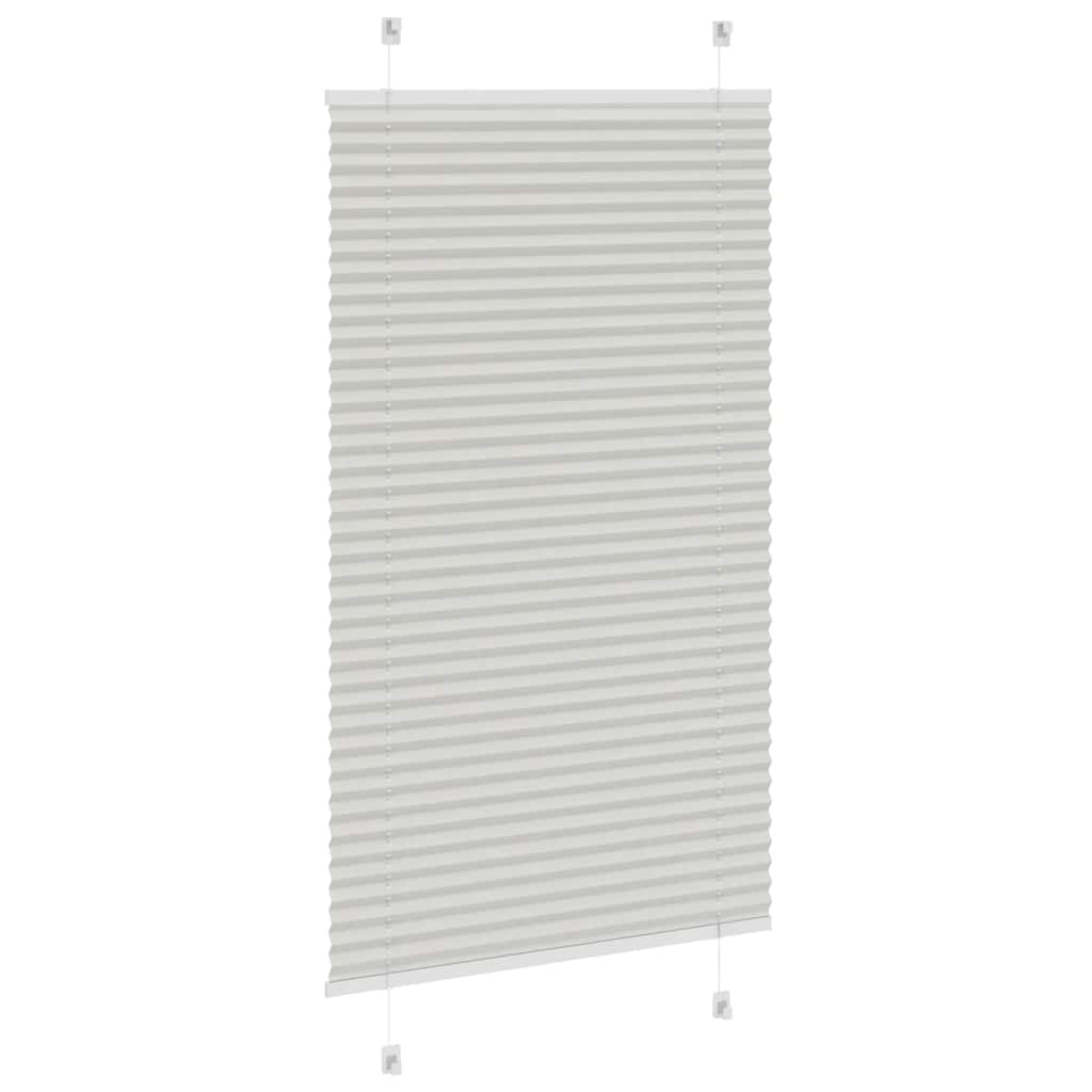 Plisirana roleta svijetlosiva 70x100 cm širina tkanine 69,4 cm