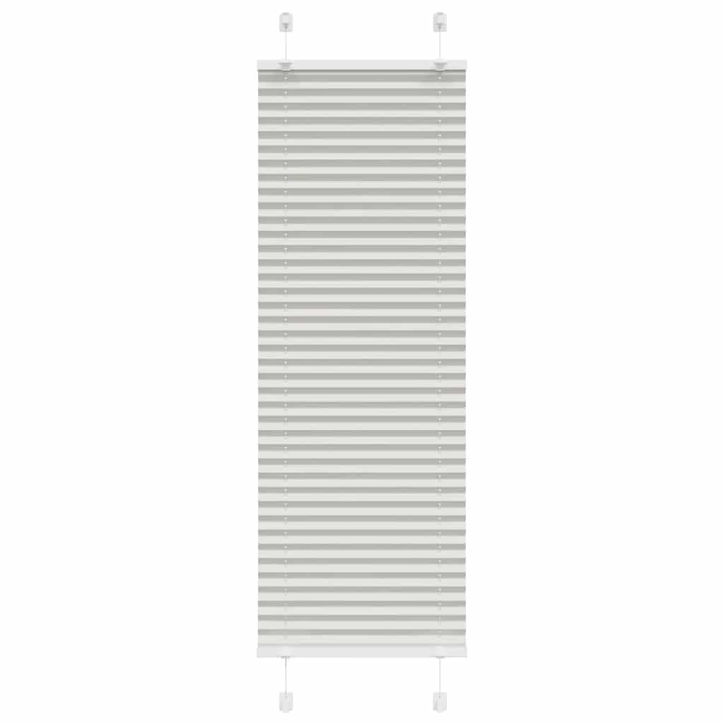 Plisirana roleta svijetlosiva 40x150 cm širina tkanine 39,4 cm