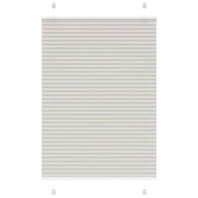 Plisirana roleta svijetlosiva 90x150 cm širina tkanine 89,4 cm