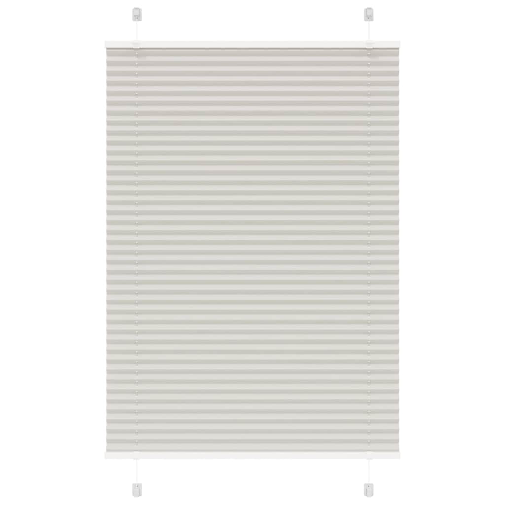 Plisirana roleta svijetlosiva 90x150 cm širina tkanine 89,4 cm