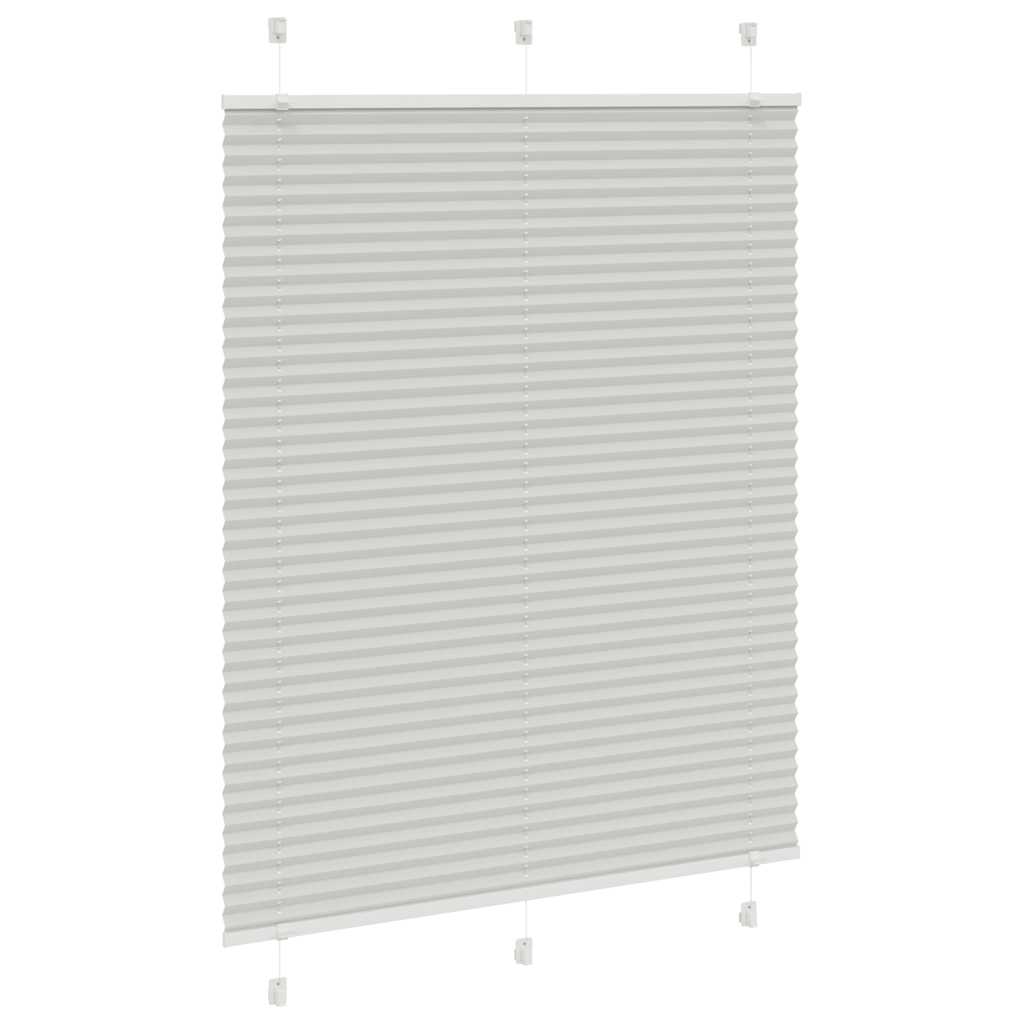 Plisirana roleta svijetlosiva 105x150 cm širina tkanine 104,4cm