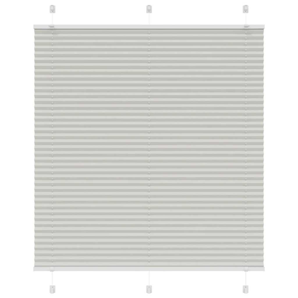 Plisirana roleta svijetlosiva 120x150 cm širina tkanine