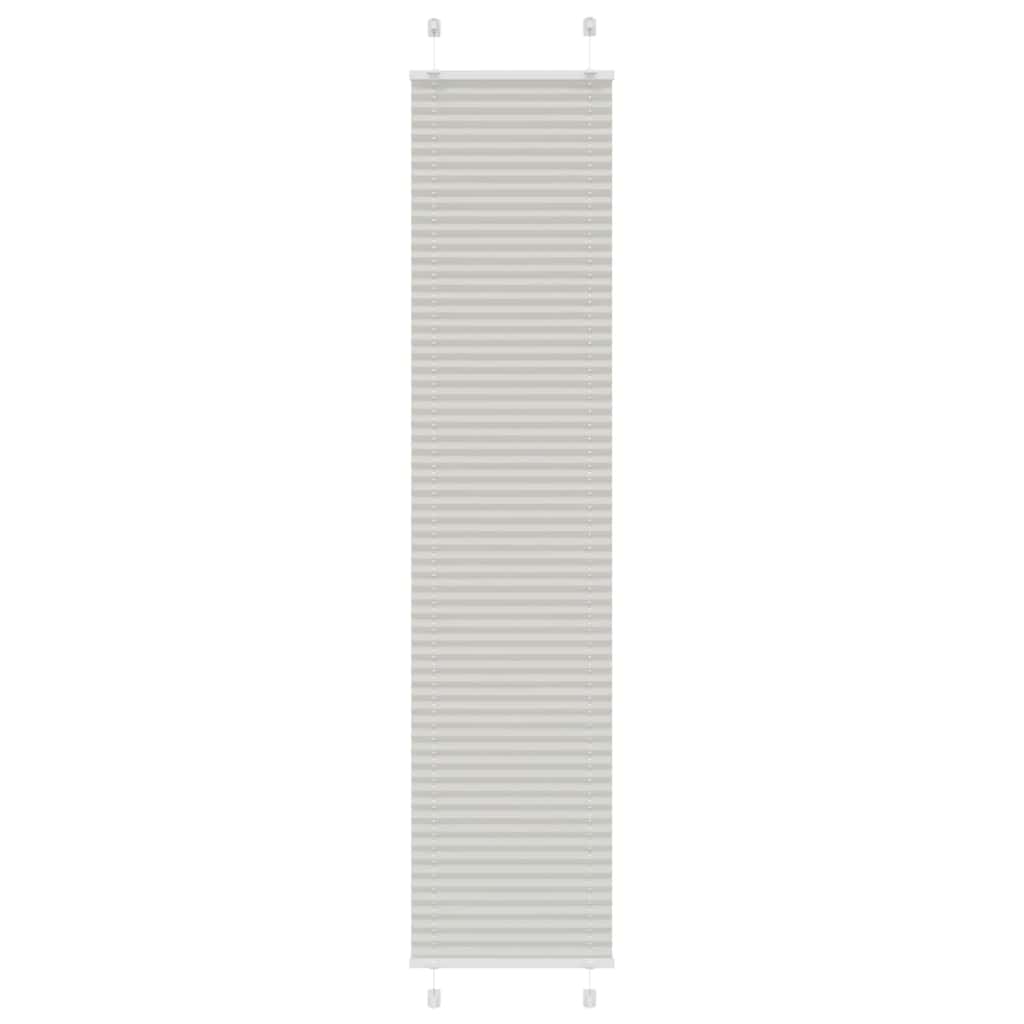 Plisirana roleta svijetlosiva 40x200 cm širina tkanine