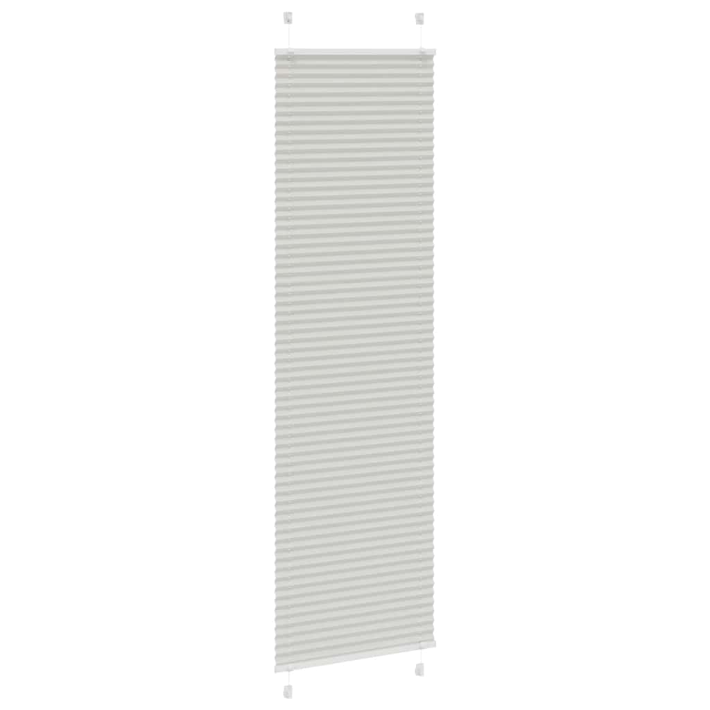 Plisirana roleta svijetlosiva 65x200 cm širina tkanine 64,4 cm