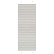Plisirana roleta svijetlosiva 75x200 cm širina tkanine 74,4 cm