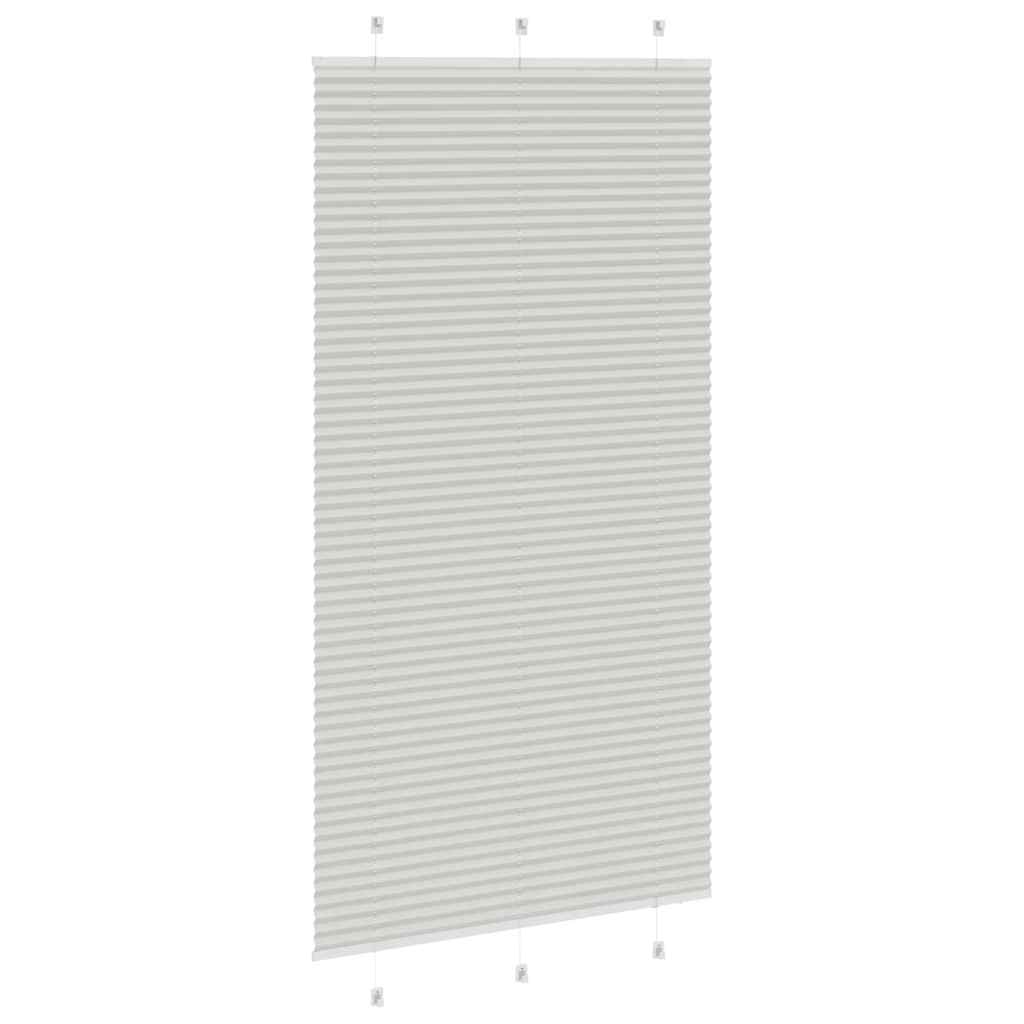 Plisirana roleta svijetlosiva 105x200 cm širina tkanine 104,4cm