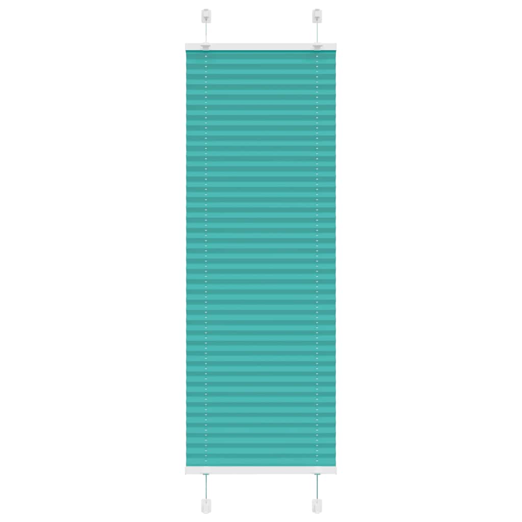 Plisirana zavjesa petrolej zelena 45x100 cm Širina tkanine 44,4 cm Poliester