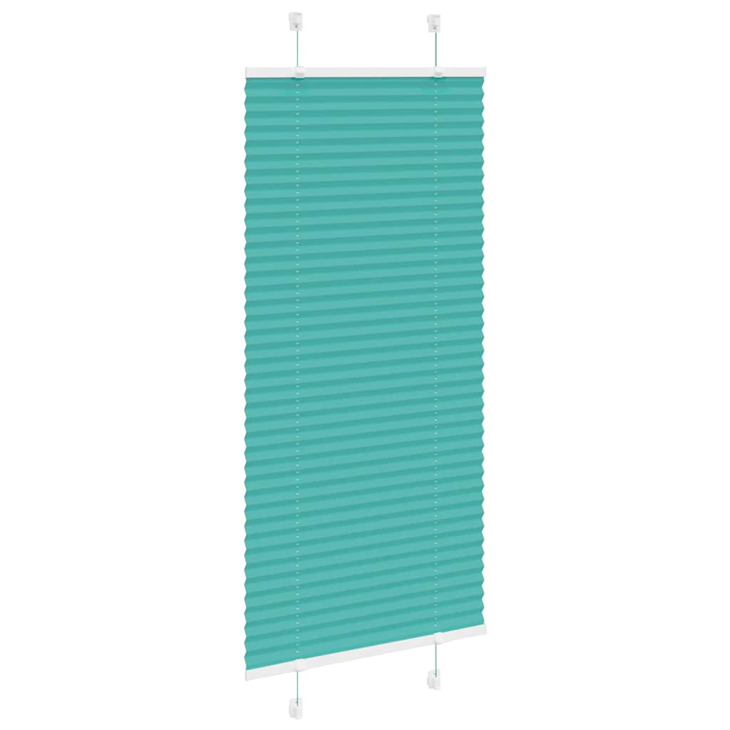 Plisirana zavjesa petrolej zelena 60x100 cm Širina tkanine 59,4 cm Poliester
