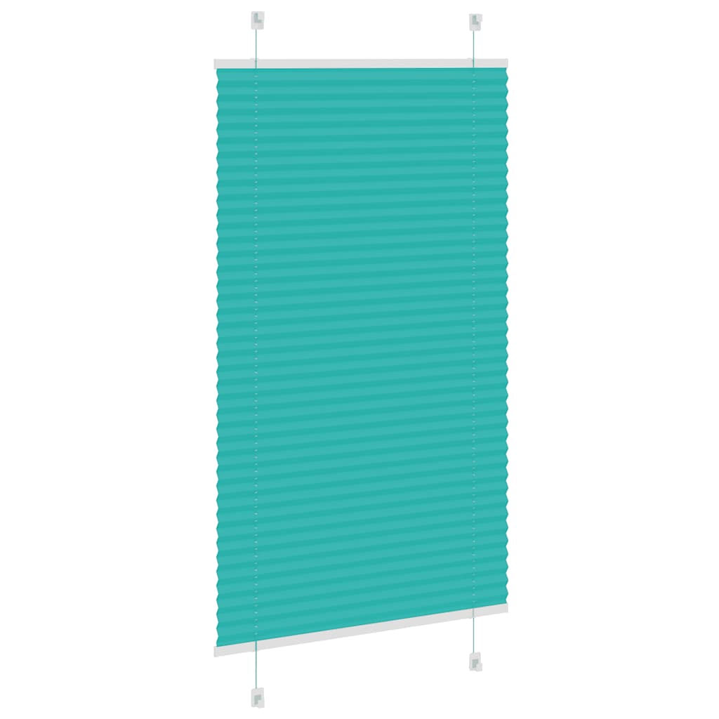 Plisirana zavjesa petrolej zelena 70x150 cm Širina tkanine 69,4 cm Poliester