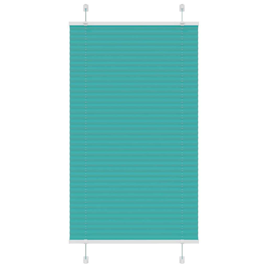 Plisirana zavjesa petrolej zelena 75x150 cm Širina tkanine 74,4 cm Poliester