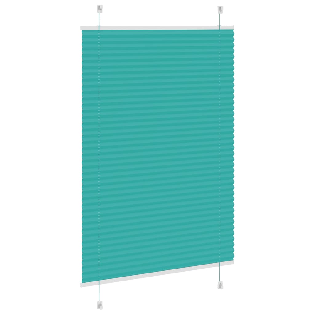 Plisirana roleta Petrol zelena 100x150 cm Širina tkanine 99,4cm