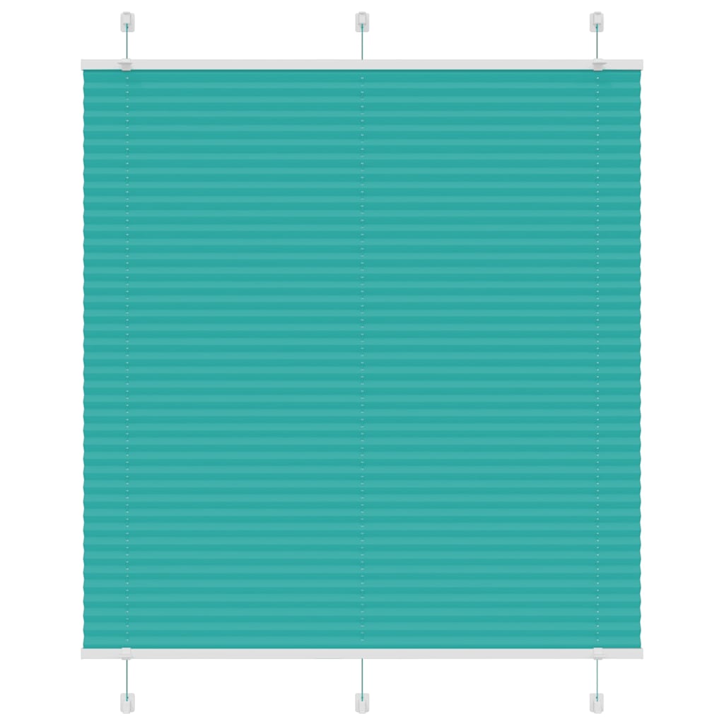 Plisirana zavjesa petrolej zelena 115x150 cm Širina tkanine 114,4 cm Poliester